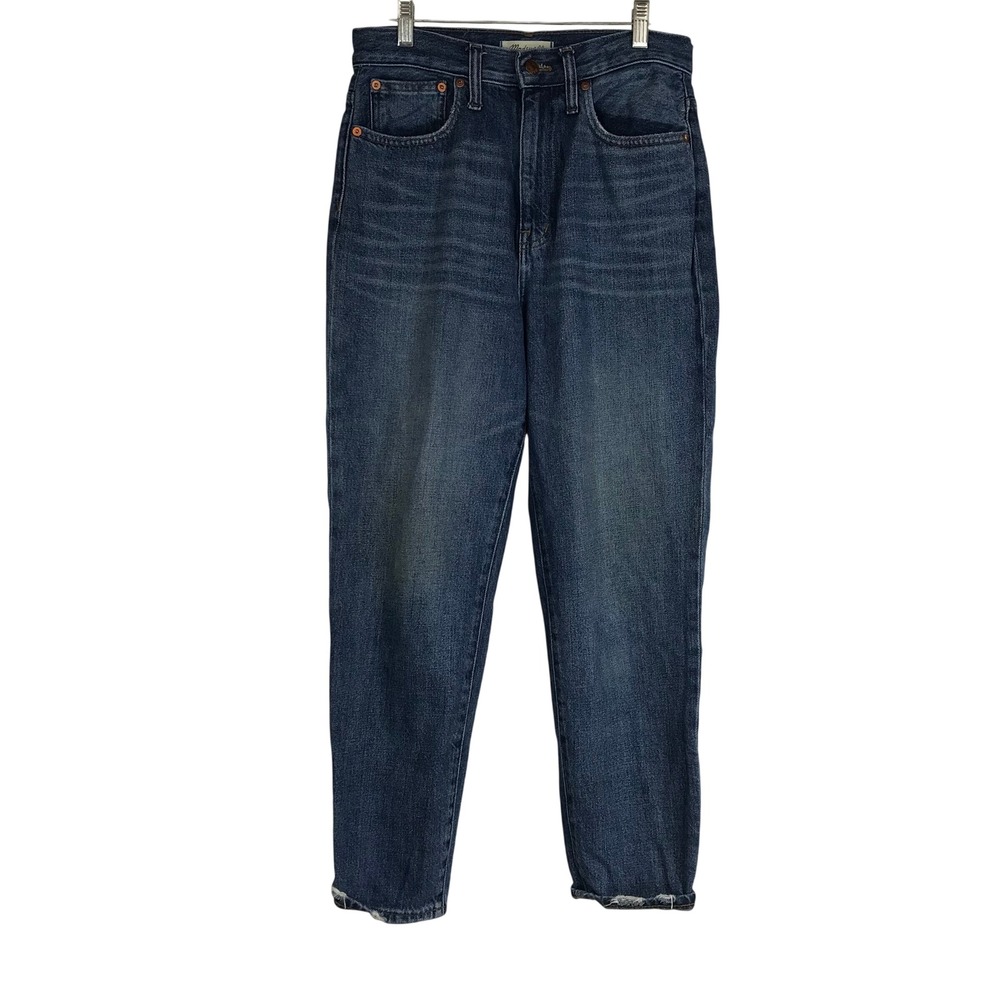 Madewell The Perfect Vintage Jeans High Rise Straight Leg‎ Blue Denim
